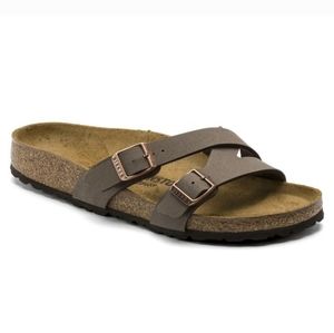 Birkenstock Yao Slide Sandal, mocha, size 37 (6-6.5) regular